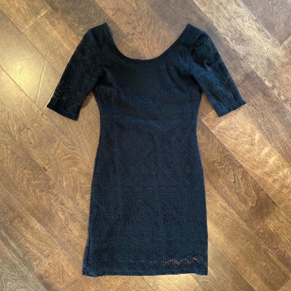 Nordstrom Velvet Torch Lace Mini Dress